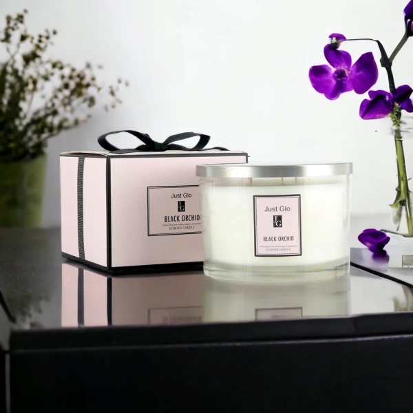 Just Glo Candle Black Orchid 480g